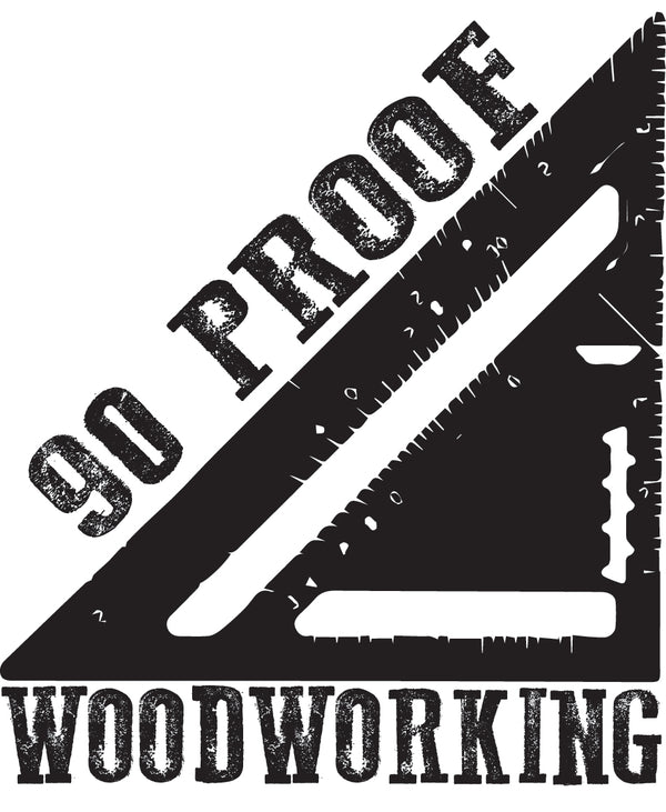 90 PROOF WOODWORKING logo