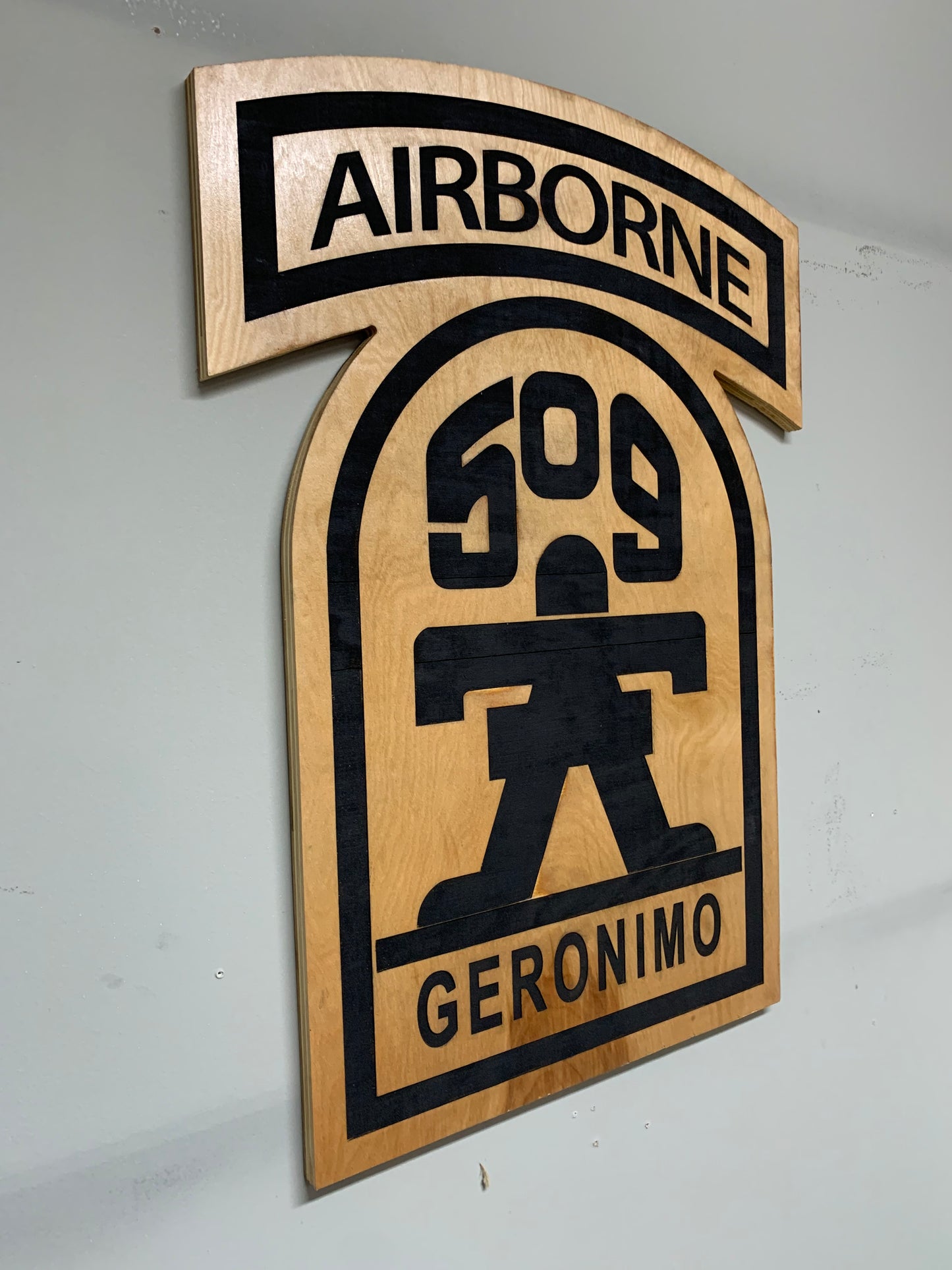 15” Custom Wall Hanging Plaques with 4x8 hanging inscription plaque any rank / image / emblem (message for customizable options)