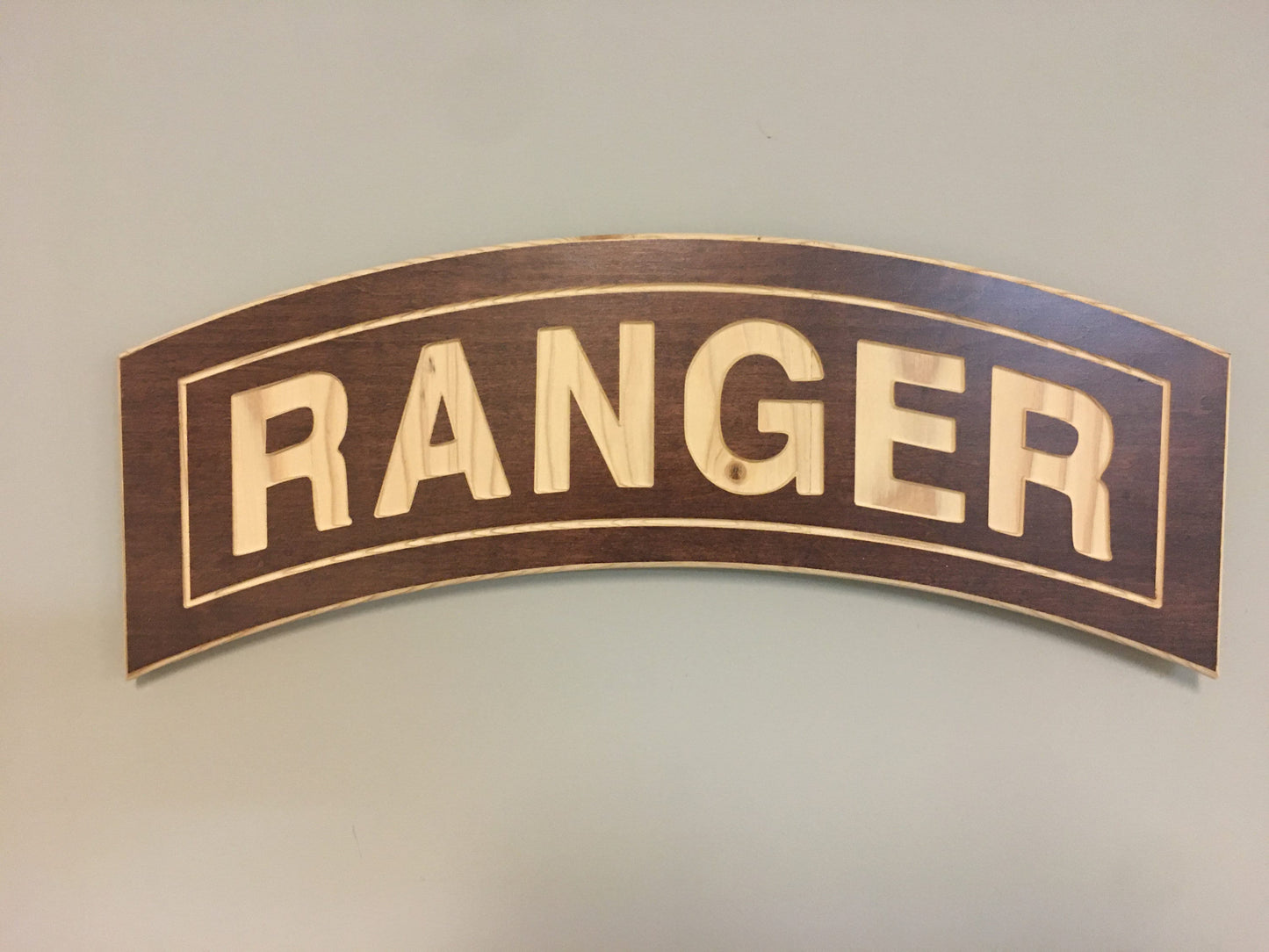 Ranger Tab wood wall hanging decor