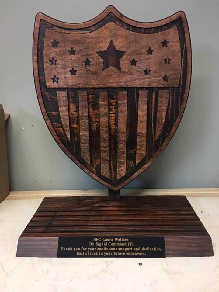 Adjutant Generals Corps Coin Stand AG