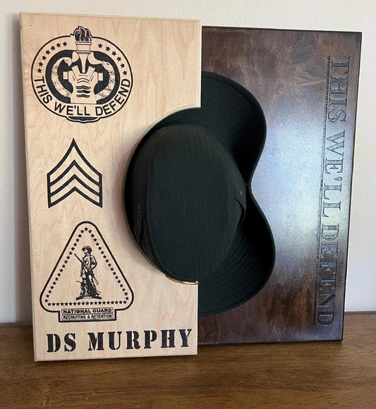 Drill sergeant hat press wall display Male or Female DS hat