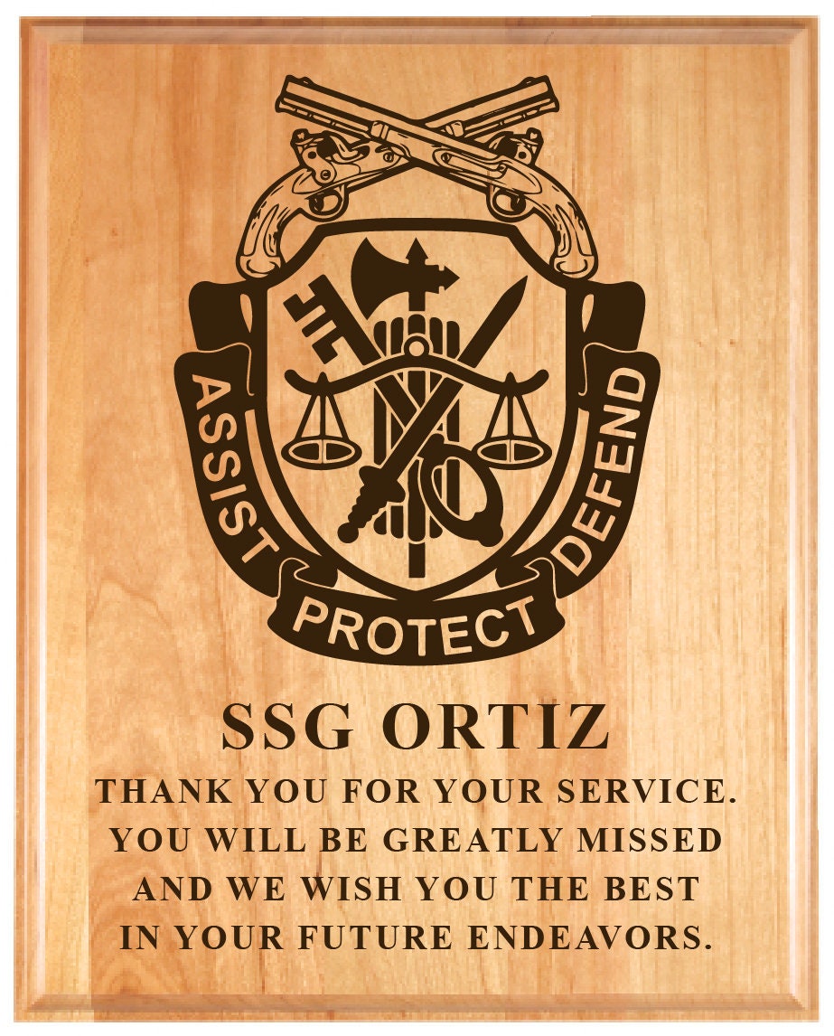 Engraved Thank You Plaques  Personalized Wooden Plaques