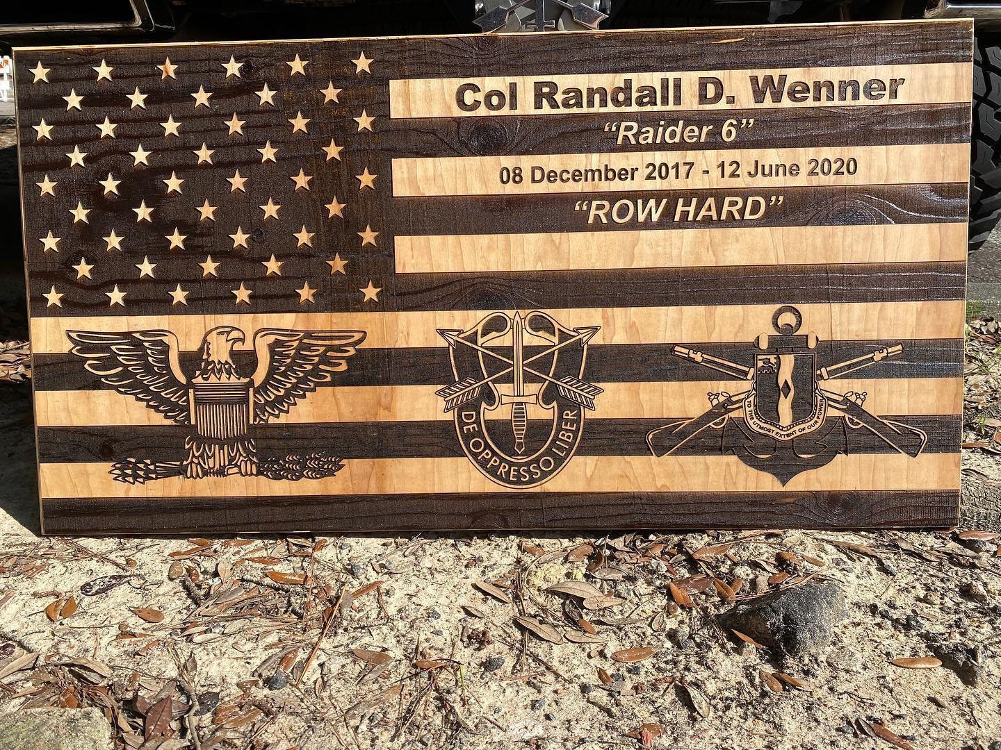 Oversized XXL American flags Custom engraved / US flag / trophy and wall decor / 4ft & 5ft flags